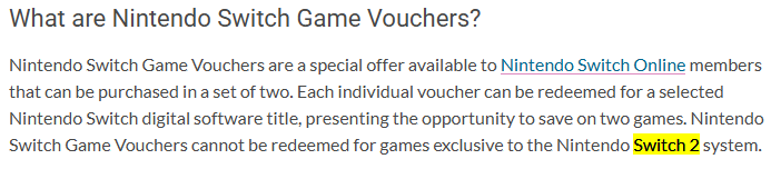 FAQ Cupons Nintendo